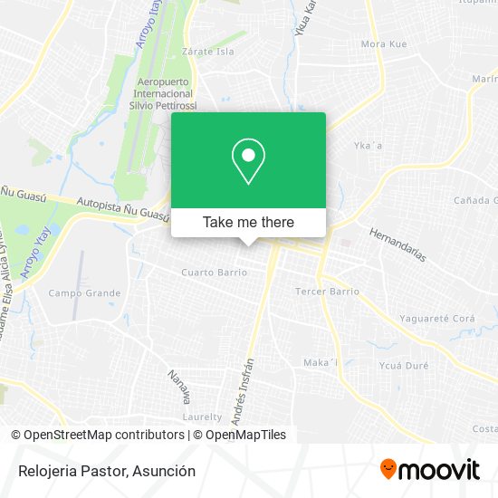 Relojeria Pastor map