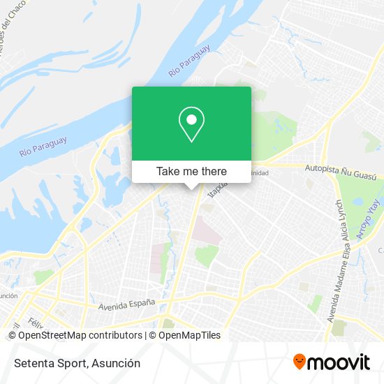 Setenta Sport map