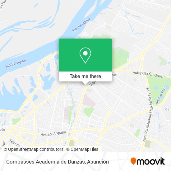 Compasses Academia de Danzas map