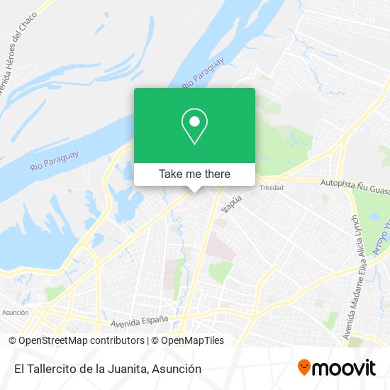 El Tallercito de la Juanita map