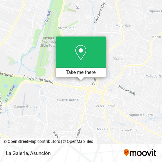 Mapa de La Galeria