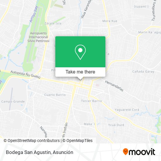 Mapa de Bodega San Agustin