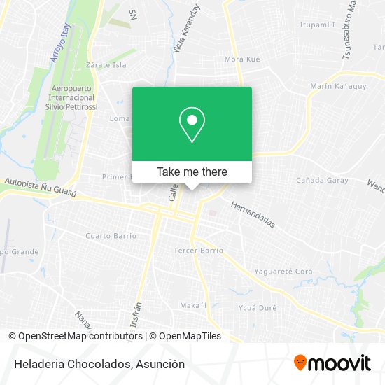 Heladeria Chocolados map