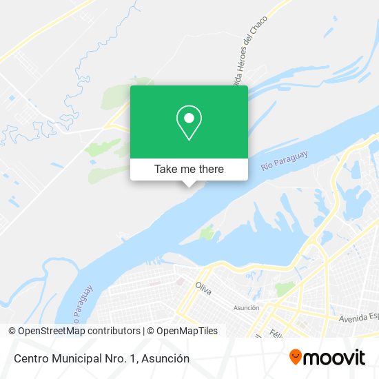 Mapa de Centro Municipal Nro. 1