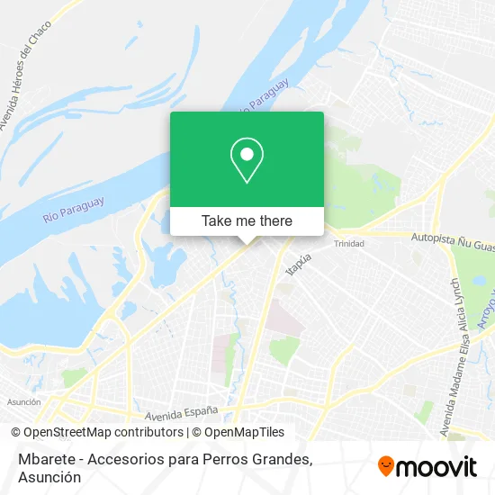 Mbarete - Accesorios para Perros Grandes map