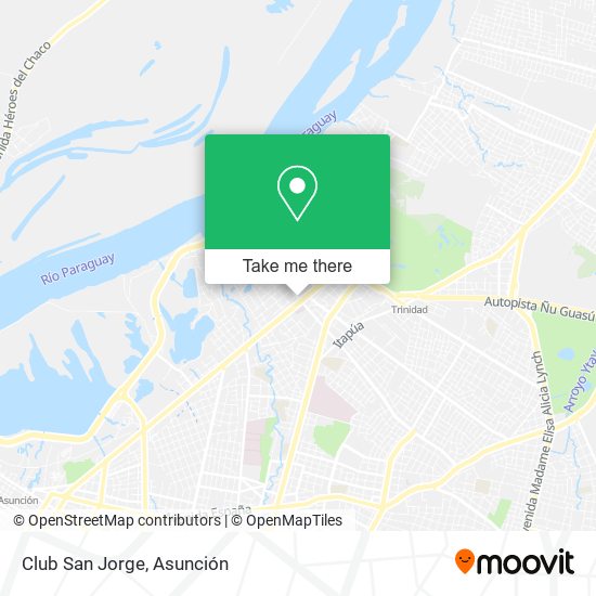 Club San Jorge map