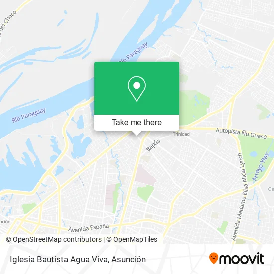 Iglesia Bautista Agua Viva map