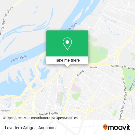 Mapa de Lavadero Artigas