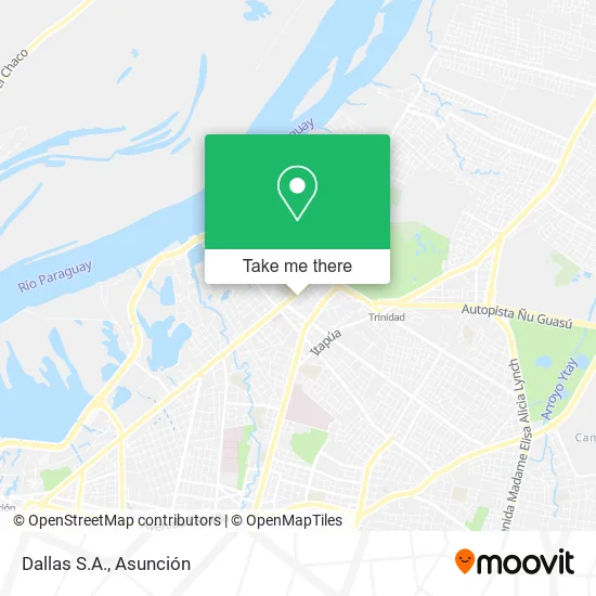 Dallas S.A. map