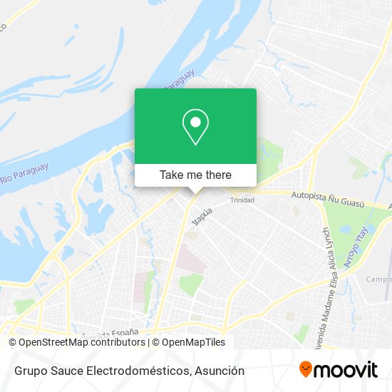 Mapa de Grupo Sauce Electrodomésticos