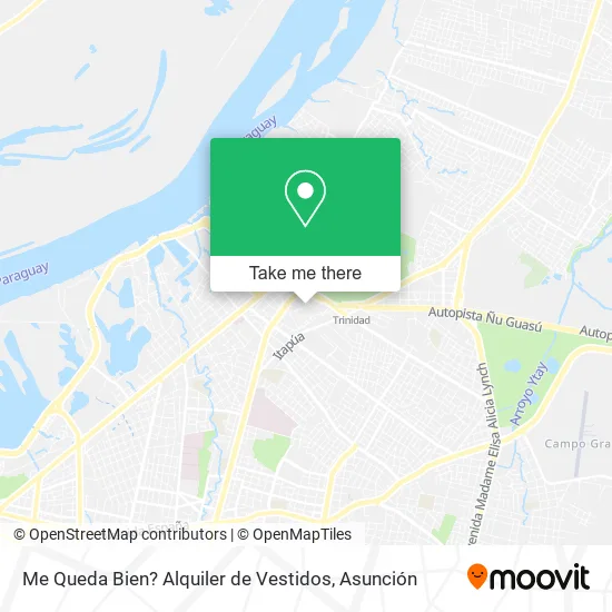 Me Queda Bien? Alquiler de Vestidos map