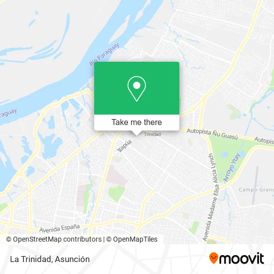 La Trinidad map