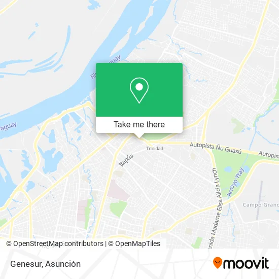 Genesur map