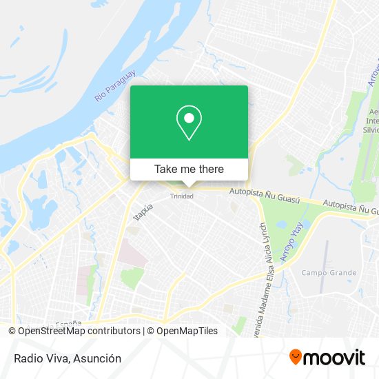 Radio Viva map