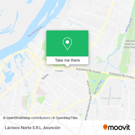 Lácteos Norte S.R.L map