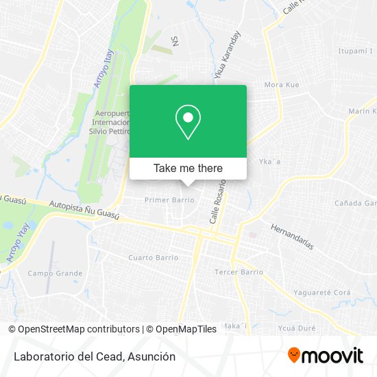 Mapa de Laboratorio del Cead
