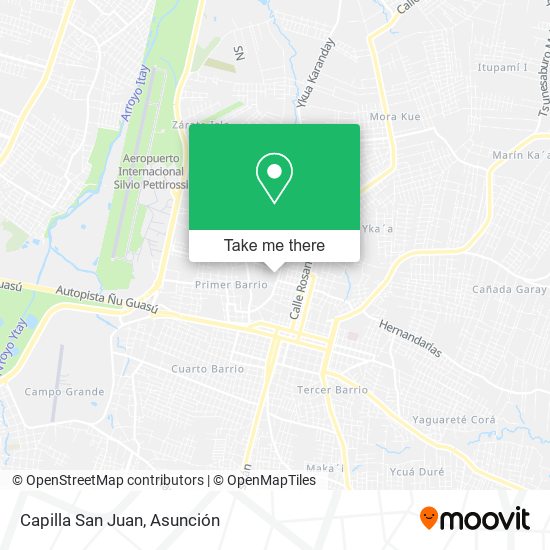 Mapa de Capilla San Juan