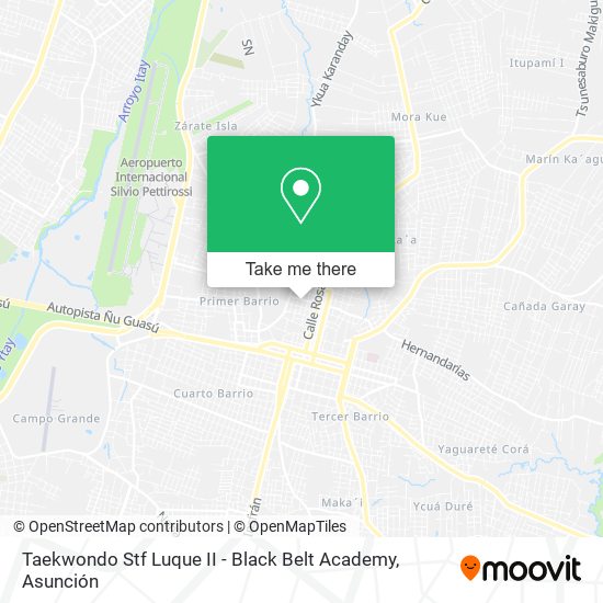 Taekwondo Stf Luque II - Black Belt Academy map