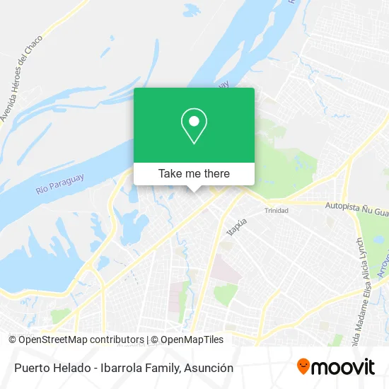 Puerto Helado - Ibarrola Family map