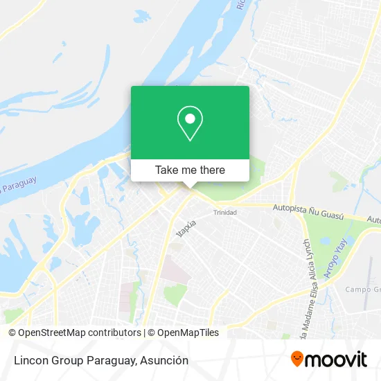 Mapa de Lincon Group Paraguay