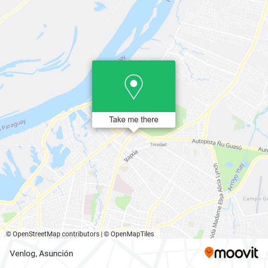 Mapa de Venlog