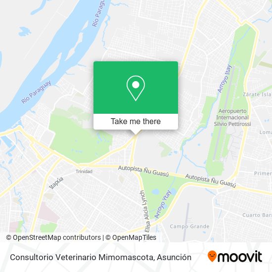 Consultorio Veterinario Mimomascota map