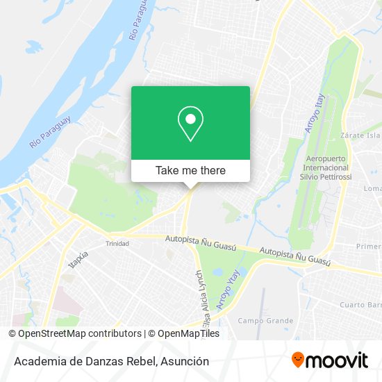 Academia de Danzas Rebel map