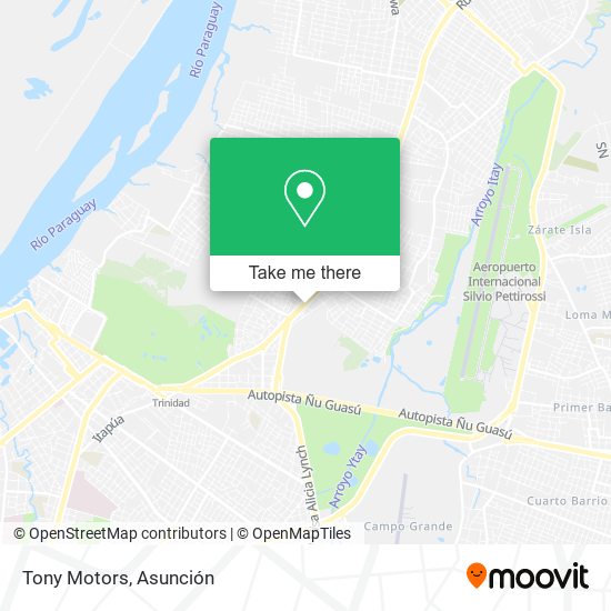 Tony Motors map