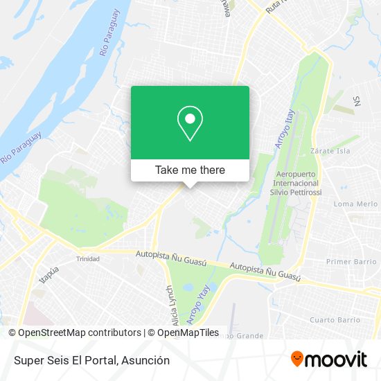 Mapa de Super Seis El Portal