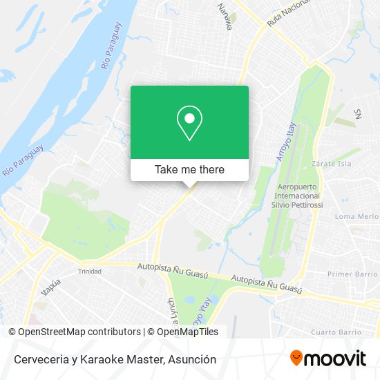 Mapa de Cerveceria y Karaoke Master