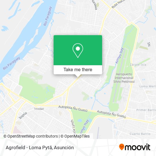 Agrofield - Loma Pytã map