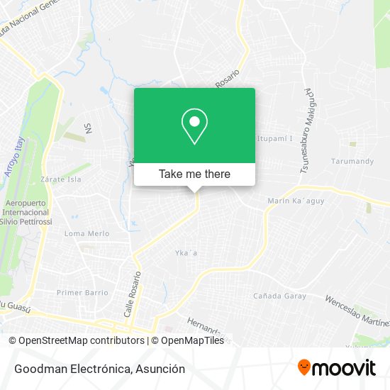 Goodman Electrónica map