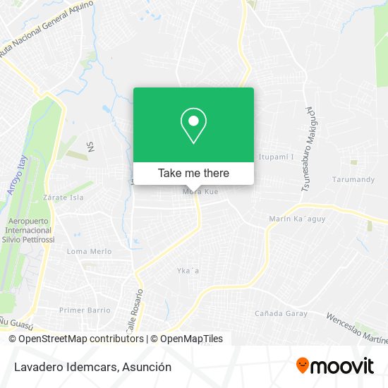 Mapa de Lavadero Idemcars