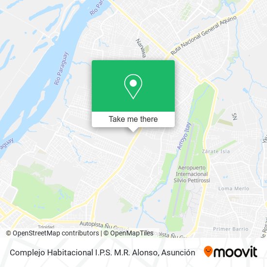 Mapa de Complejo Habitacional I.P.S. M.R. Alonso