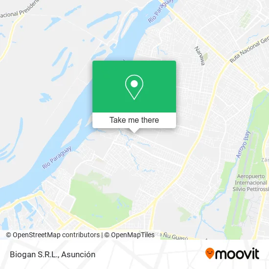 Mapa de Biogan S.R.L.