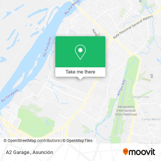 Mapa de A2 Garage.