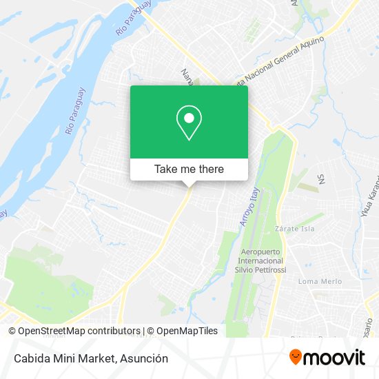 Mapa de Cabida Mini Market
