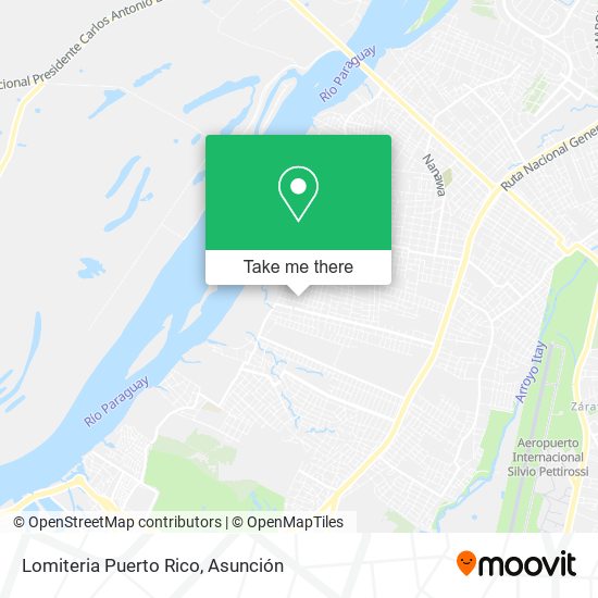 Lomiteria Puerto Rico map