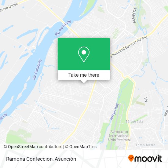 Mapa de Ramona Confeccion