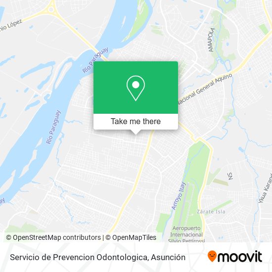 Servicio de Prevencion Odontologica map