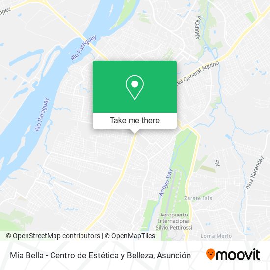 Mia Bella - Centro de Estética y Belleza map