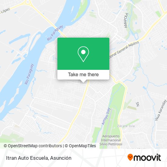 Mapa de Itran Auto Escuela
