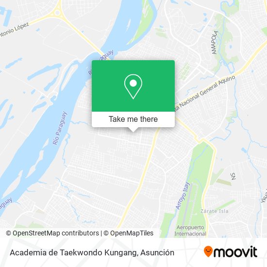 Academia de Taekwondo Kungang map