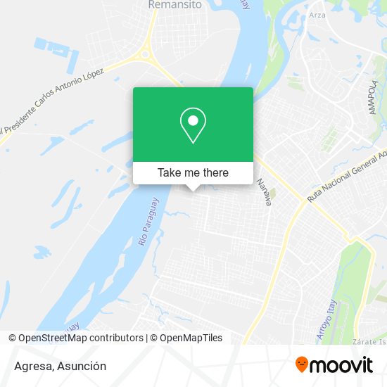 Mapa de Agresa