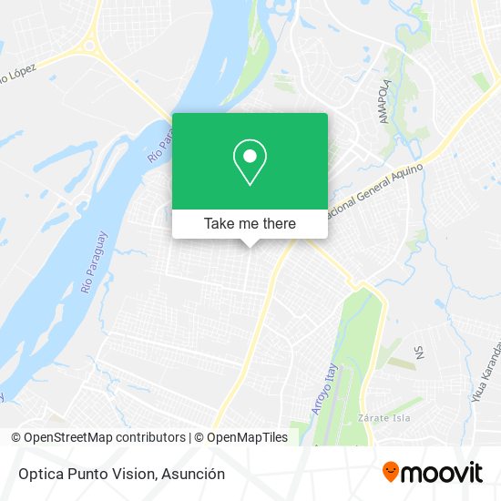 Mapa de Optica Punto Vision