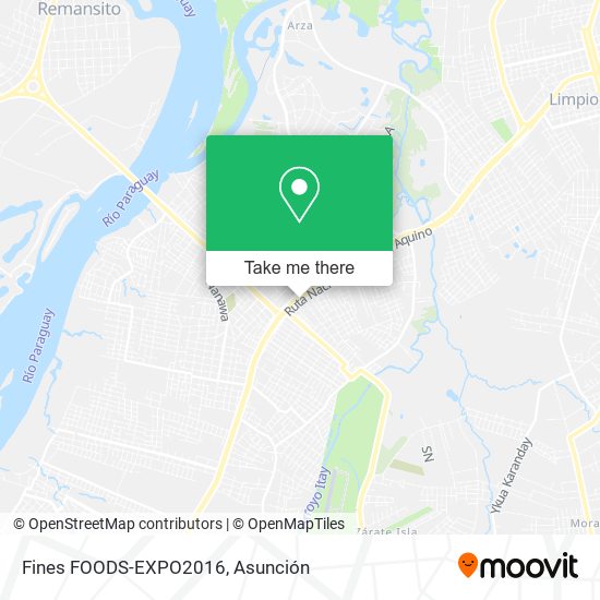 Fines FOODS-EXPO2016 map