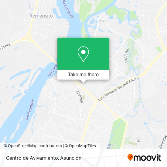 Mapa de Centro de Avivamiento