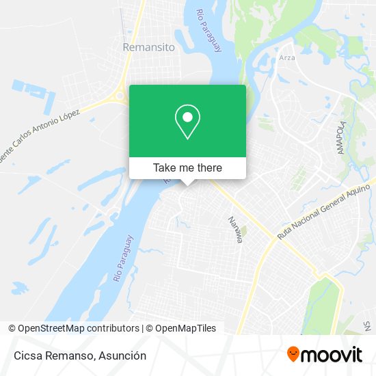Mapa de Cicsa Remanso