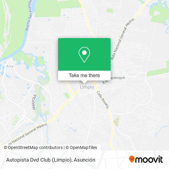 Autopista Dvd Club (Limpio) map