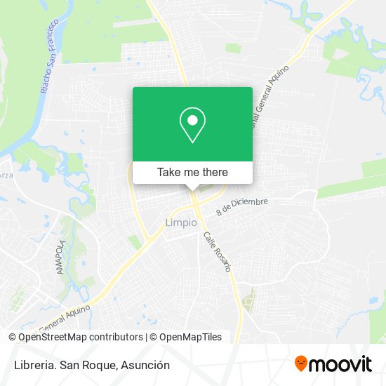 Mapa de Libreria. San Roque